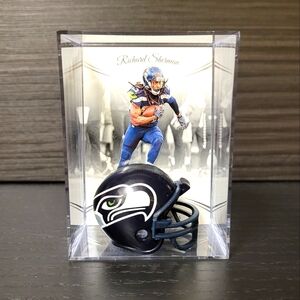Richard Sherman Seattle Seahawks Mini Football Helmet Sports Box Collectible